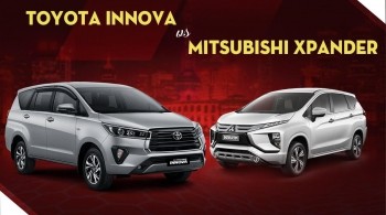 So sánh Mitsubishi Xpander AT 2021 và Toyota Innova 2.0G 2021: Cuộc cạnh tranh xe chạy dịch vụ tại V
